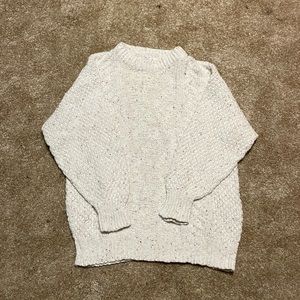 Cotton harbor white with specs of color size M